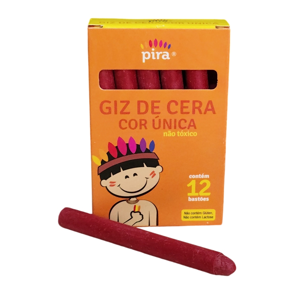 Giz de Cera Estaca 12 unid Lapis Estaca de Cera Acrilex Piratininga Maripel Faber-Castell em Oferta na Shopee
