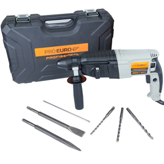 Martelete Elétrico Perfurador Profissional Ideal para Concreto Alvenaria 800W 2.8J 220V Pró Euro em Oferta na Shopee
