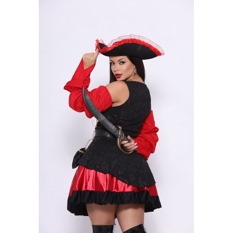 Pirata Fantasia Feminina: Onde Comprar | BuscaProdutos