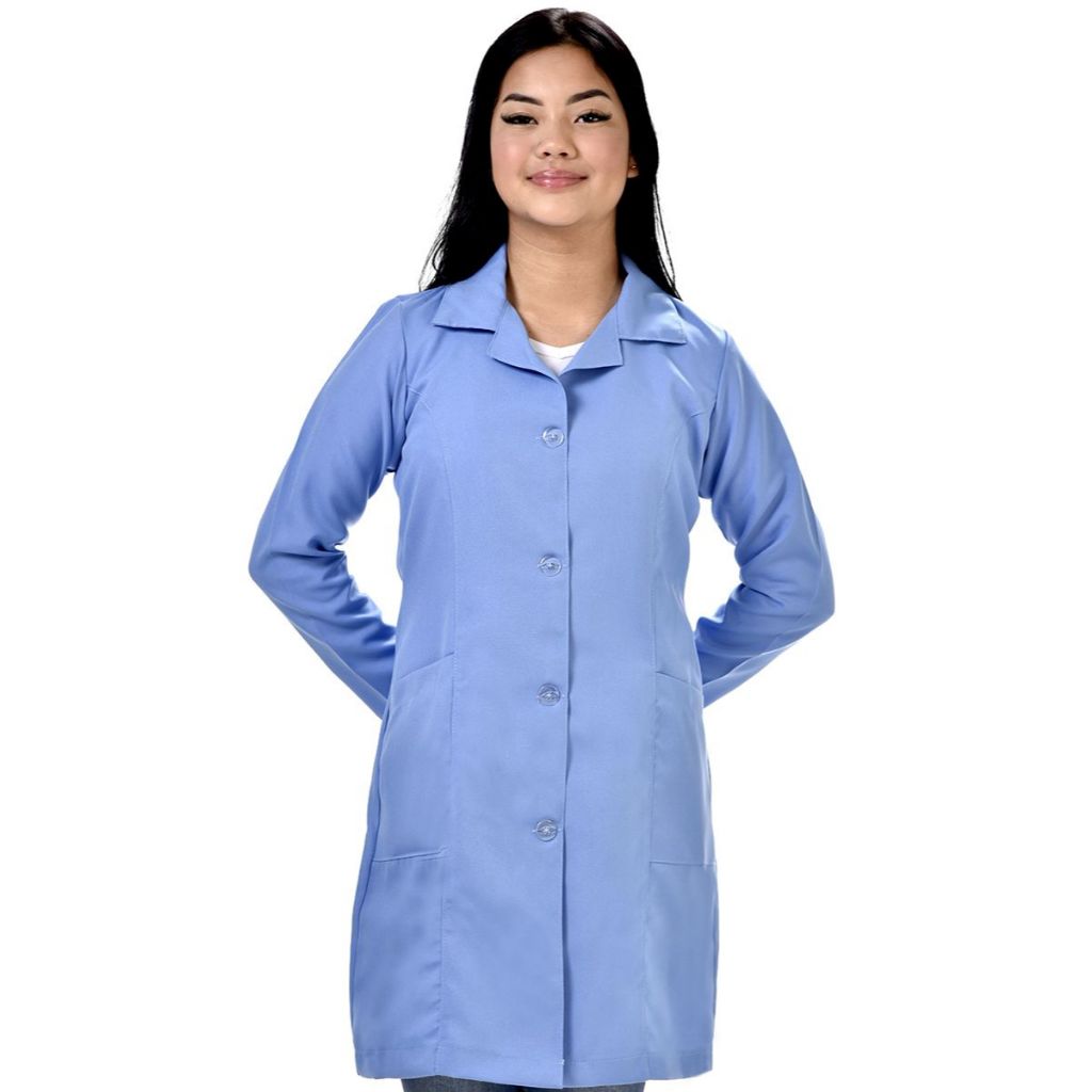Jaleco Feminino Oxford Colorido Manga Longa