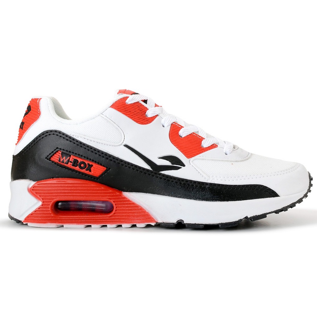 Tenis W Box Branco Vermelho Unissex Promocao Esportivo Confortavel Envio Rapido Corrida em Oferta na Shopee