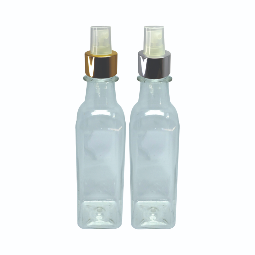24 Frasco Plástico Cristal Pet 250ml Válvula Spray L Aze
