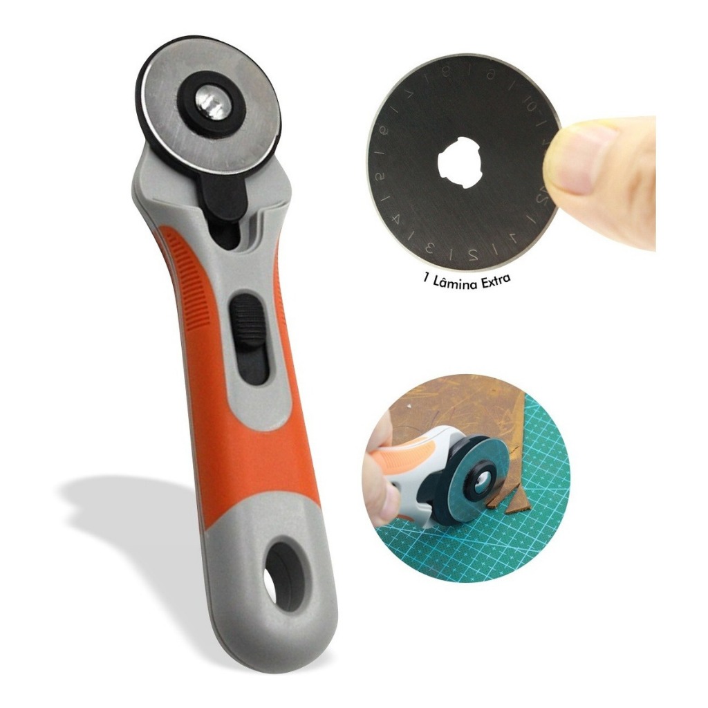 Cortador Circular Manual Tecidos Patchwork Scrapbook 45mm LM-45 Lanmax