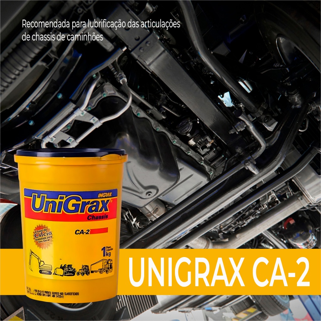 Graxa Castanha Unigrax Para Chassis Ca-2 1kg Ingrax · foto 2