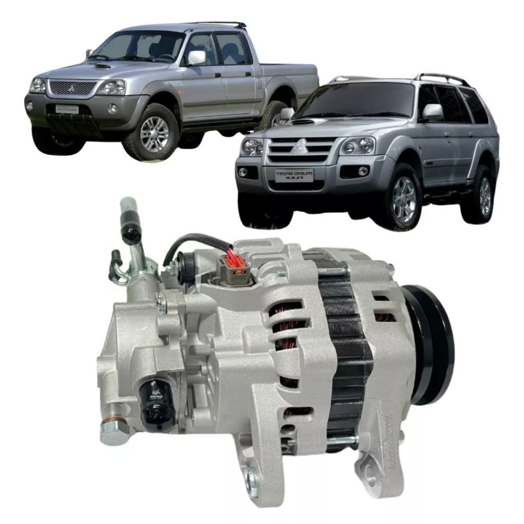 Alternador L200 GL GLS HPE Sport 2.5 HR H100 Bongo K2500 Bomba De Vácuo em Oferta na Shopee
