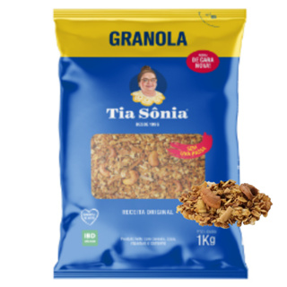 Granola com Castanha Premium Tia Sônia 1Kg Sem Uva-Passa Sem Conservantes - ENVIO IMEDIATO em Oferta na Shopee