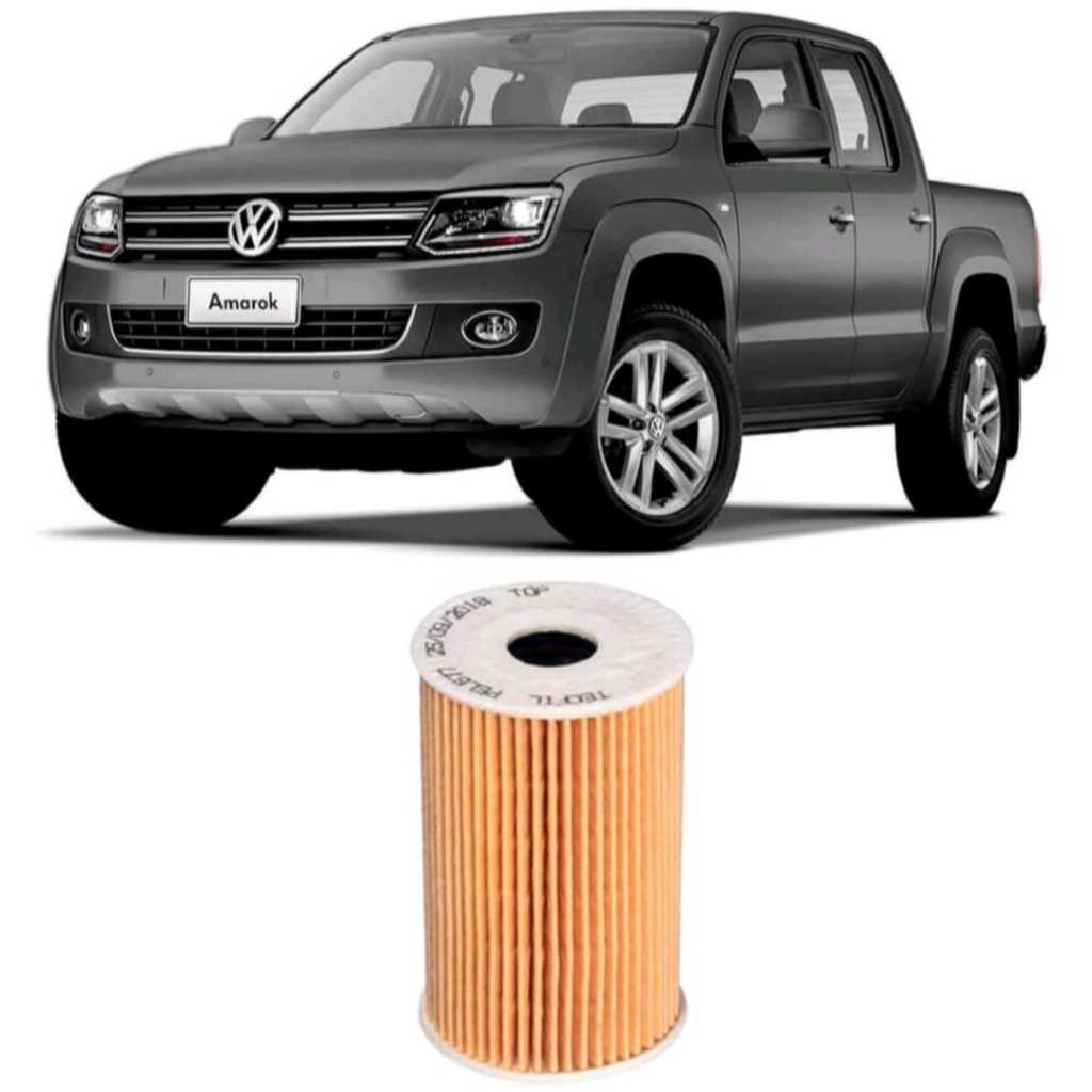 Filtro Óleo Volkswagen Amarok 2.0 Tdi 2011 A 2017 Tecfil PEL677 em Oferta na Shopee