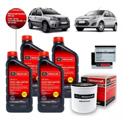 Kit Revisão 5w30 FORD Motorcraft +Filtro de Óleo Ford + Anel de vedação + Etiqueta Original Ford
