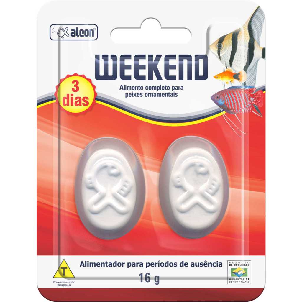 Alcon Weekend 16 g - Ração Peixes em Oferta na Shopee