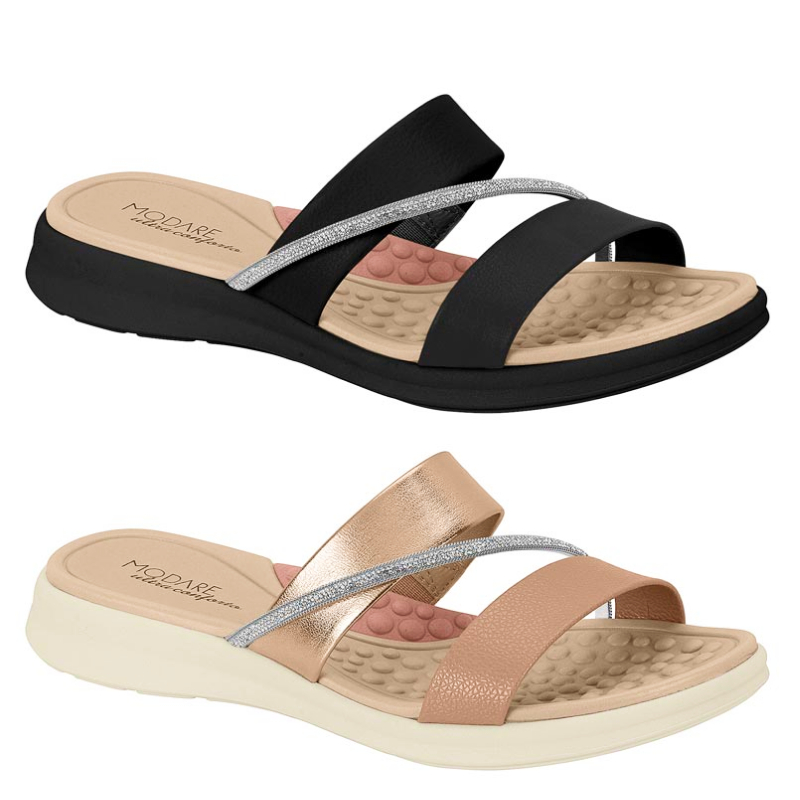 Chinelo Modare Ortopédico Feminino Massageador Leve Original em Oferta na Shopee