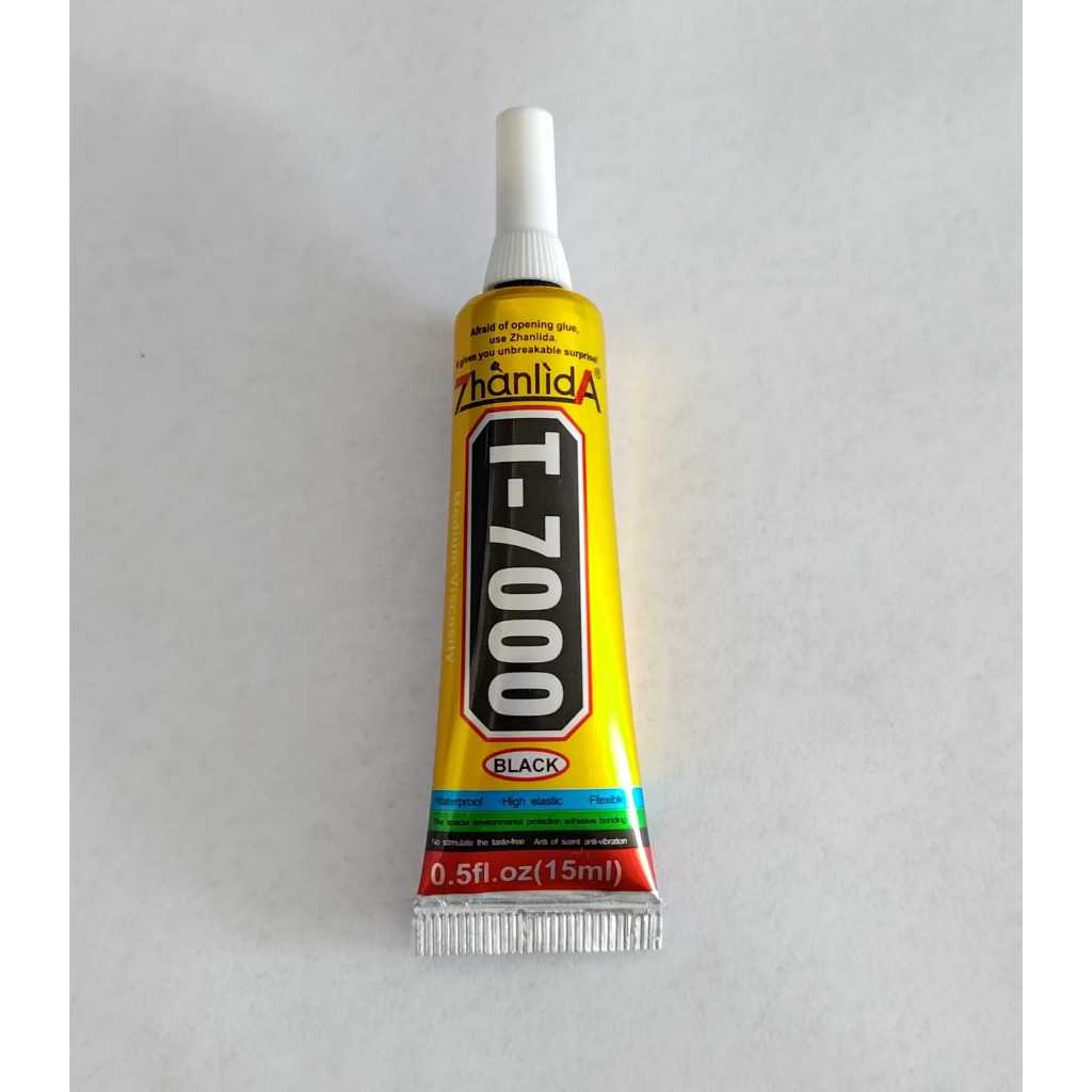 Cola Para Conserto de Celular Zhalida T7000 Preta 15 ML