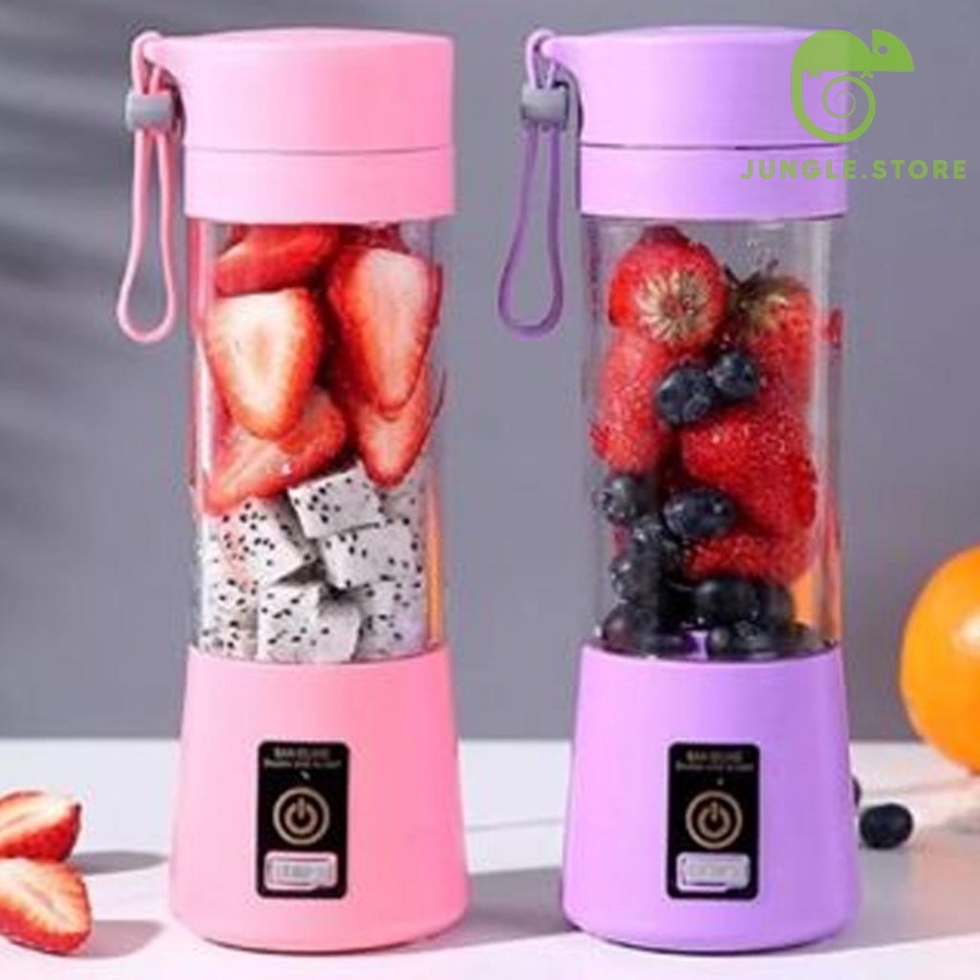 Mini Liquidificador Portátil Usb Juice Cap Take Shake 6 Lâminas Recarregavel em Oferta na Shopee