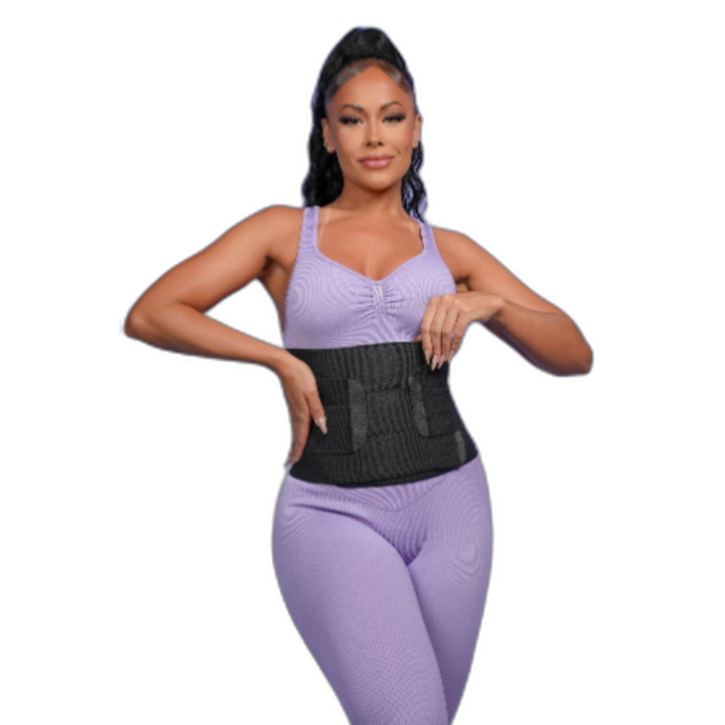 Faixa Abdominal Lombar 3 Gomos 5 Barbatanas Unissex Biobela