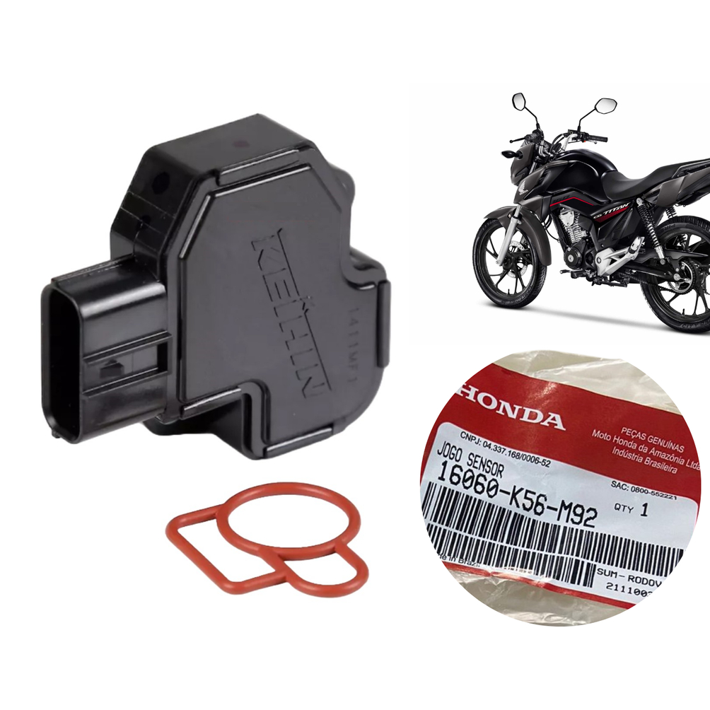 Sensor Map Tbi Tps Cg 160 Titan Fan Biz 125 2016/ Nxr Bros 160 Original Keihin 16060K5-M92 em Oferta na Shopee