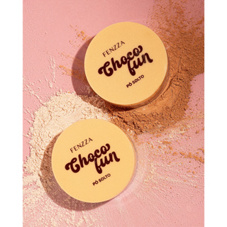 LANÇAMENTO Pó Solto Choco Fun Translucido Collection by Fenzza Resistente à Água Soft Focus em Oferta na Shopee