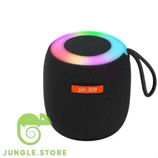 Caixa De Som Speaker Bluetooth RGB Portátil 10W usb/aux em Oferta na Shopee