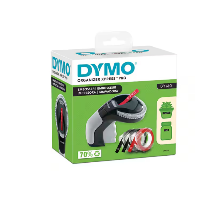 Rotulador Manual Dymo Organizer Xpress Com 03 Fitas