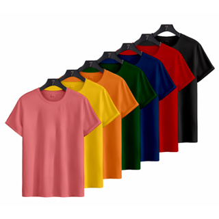 Camiseta Poliéster Colorida Lisa Malha Sublimação em Oferta na Shopee