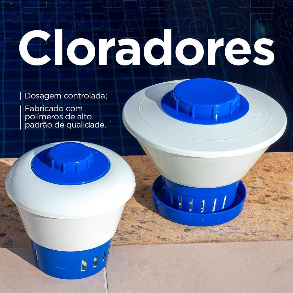 Clorador Flutuante Margarida Flutuador Para Pastilhas De Cloro Piscina