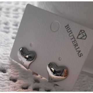 Brinco Feminino Coração Chapinha de Tarracha Presente Mulher Estilo Casual Br13/14 em Oferta na Shopee