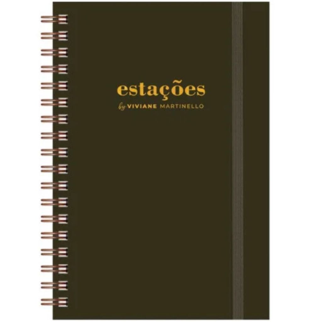 Planner Estações | Capa Dura Espiral | Viviane Martinello | Capa Minimalista | Editora Vida