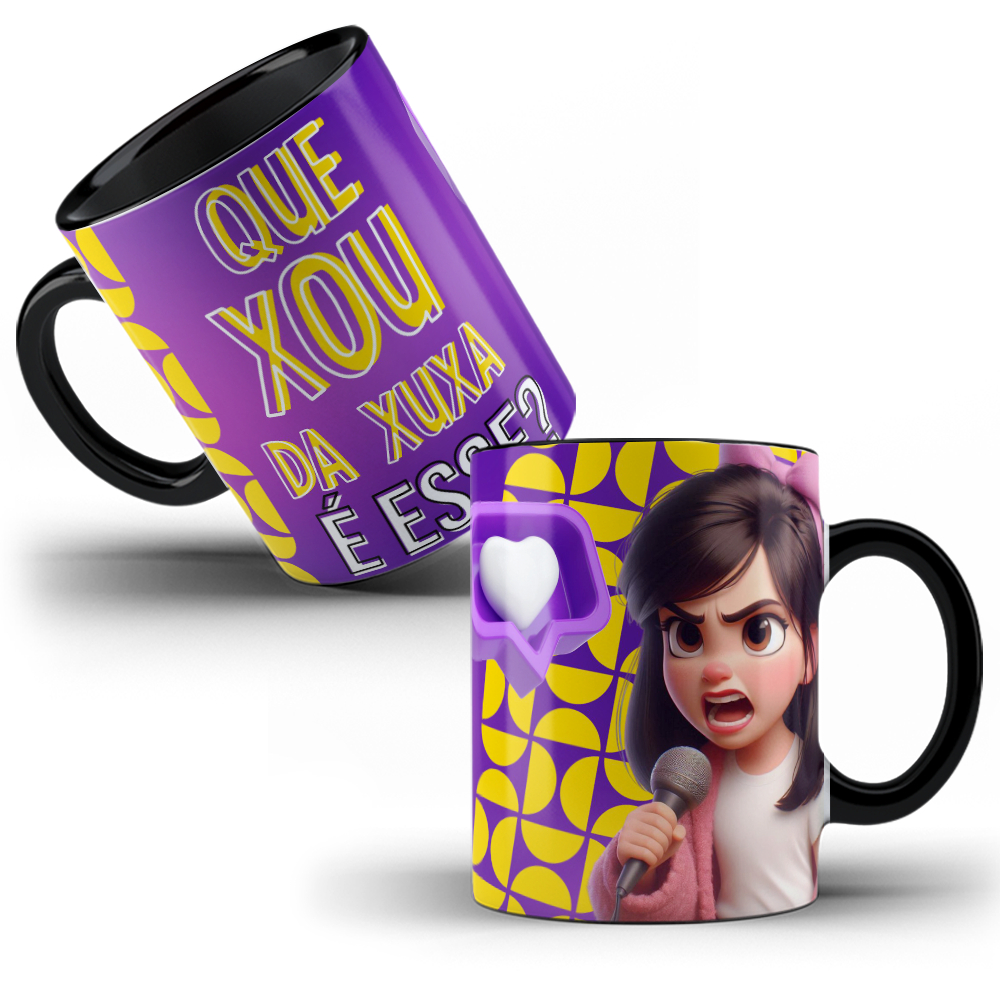 Caneca de Porcelana Personalizada Meme Show da Xuxa - Que Xou da Xuxa É Esse