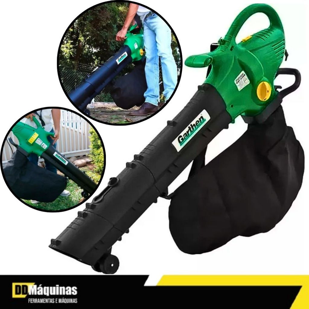Soprador Sugador de Folhas 3000w 220 Volts - Garthen
