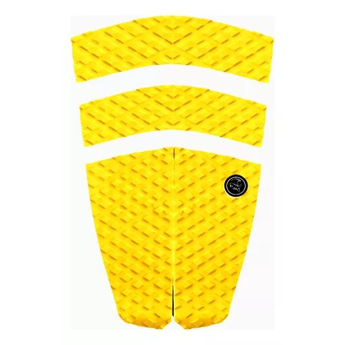 Deck Amarelo Para Prancha Long Deck Antiderrapante Longboard / Supwave