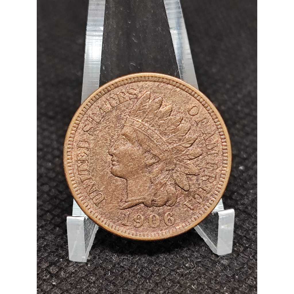 Moeda USA One cent Índia Head ano 1906