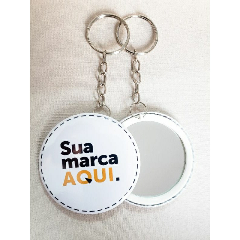 Chaveiro Espelho Personalizado Espelho de bolsa atacado