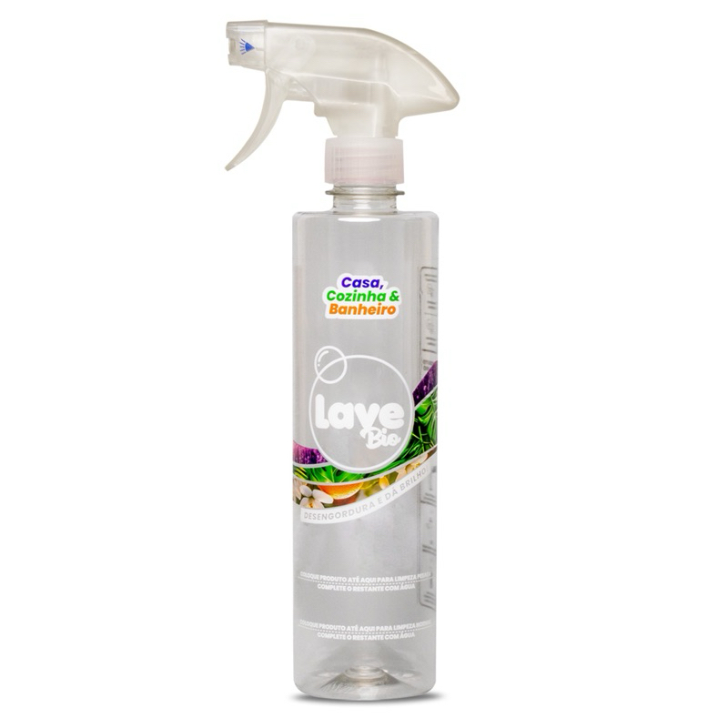 Borrifador LaveBio Spray e espuma , 500ml com 2 marcações