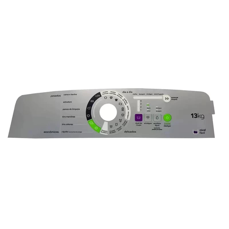 PAINEL/MEMBRANA LAVADORA CONSUL - CWE-13AB Prata W10890272