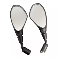 Par Retrovisor Gs 650 F800 Bmw Fixo Haste Curta/Longo Convexa Rosca Honda