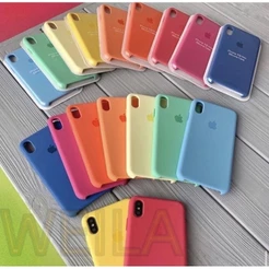 Capa Capinha Case Para iP XS XR XSMAX - Silicone e Interior Aveludado Super Premium