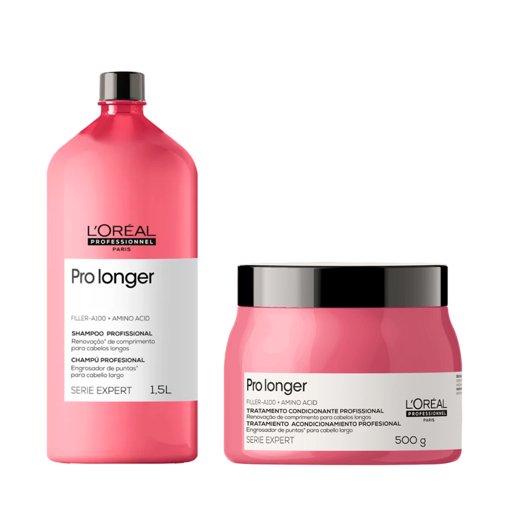 Kit Pro Longer Shampoo 1,5L e Máscara 500ml - L'Oréal - Beauty