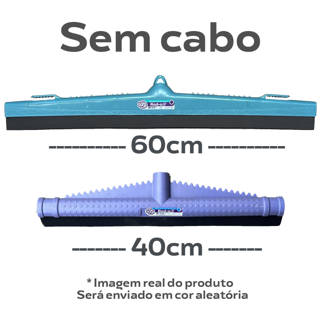 2 Rodo de 60cm Grande + Rodo de 40cm padrão Sem Cabo Reforçado Duplo Em Eva Top em Oferta na Shopee