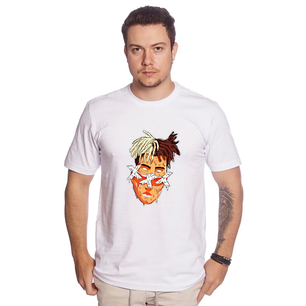 Camiseta De Algodão Estampada Xxxtentacion Trap Rap Hip Hop