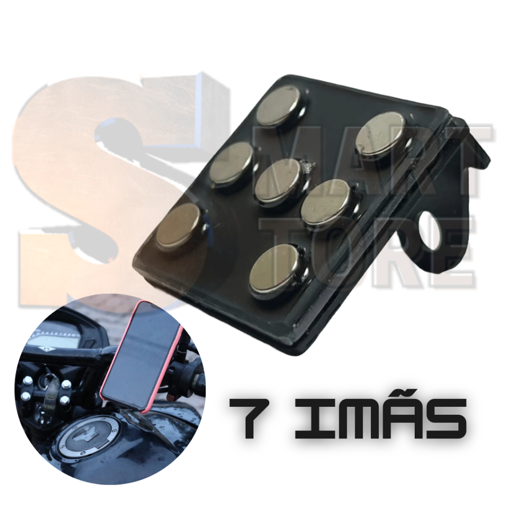 Suporte de Celular 7 Imãs Para Moto Extra Forte em Oferta na Shopee