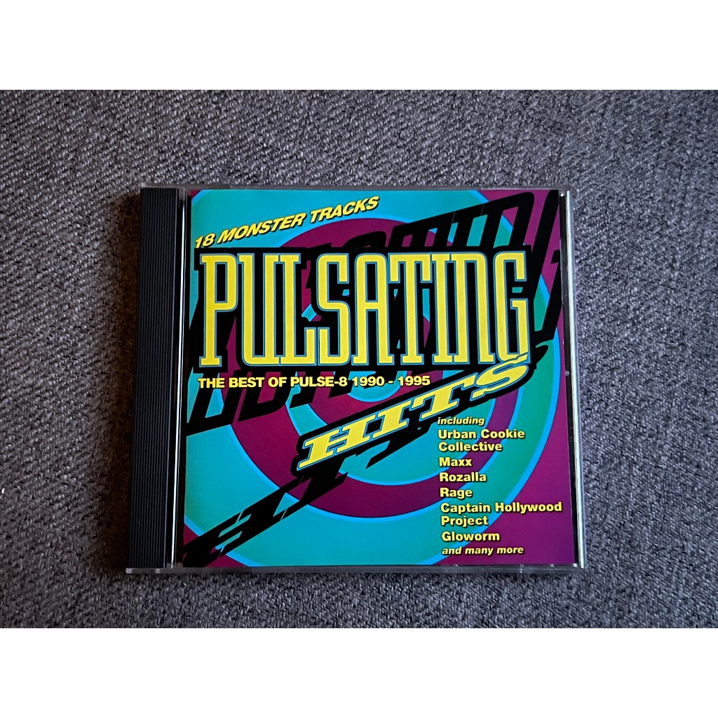 Pulsating 18 Monster Tracks Coletânea CD FlashHouse Rozalla Captain Hollywood Project Kym Sims