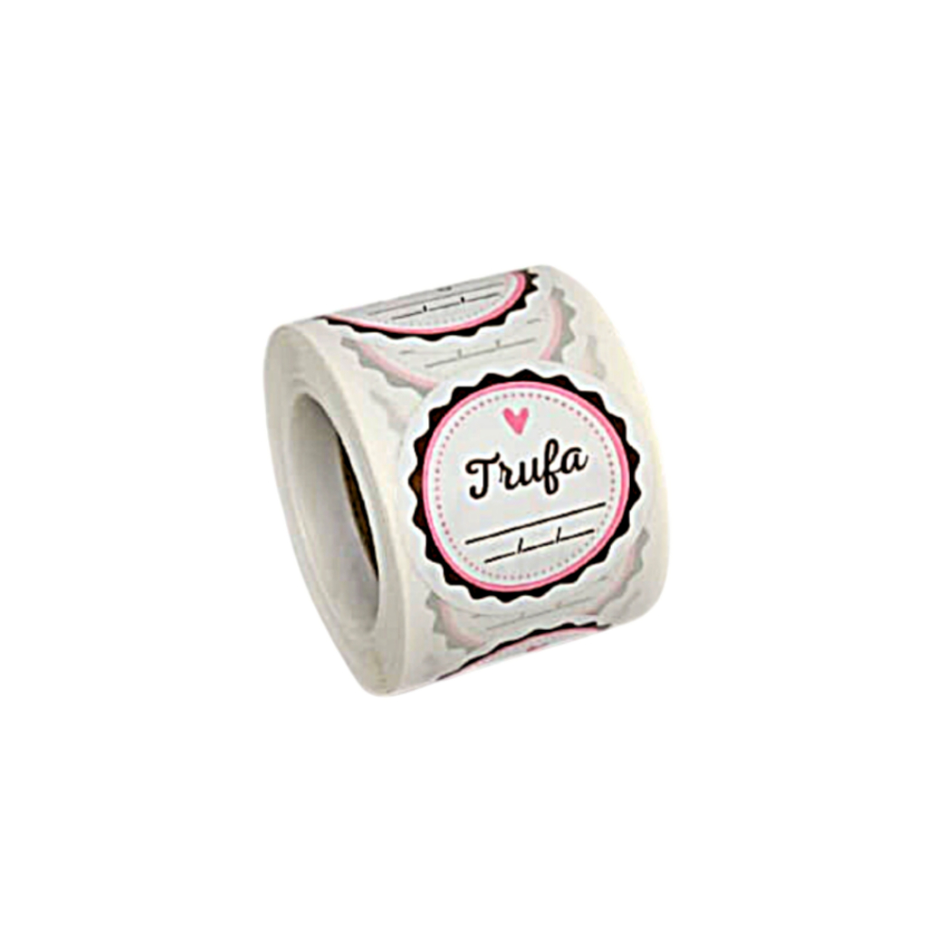 250 Etiquetas Adesivas Doces Trufa Caseira