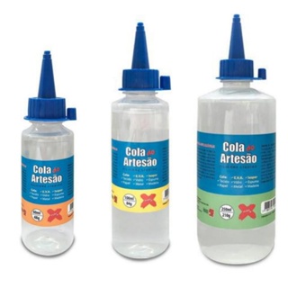 Cola Silicone Artesão  Líquida Make+ 60ml 100ml 250 ml - 1 Unidade em Oferta na Shopee