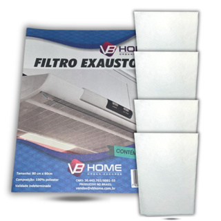 Filtros Mantas 1 Á 5  Para Depurador Exaustores E Coifas Universal 80 CmX60 Cm Serve em Todas Marcas em Oferta na Shopee
