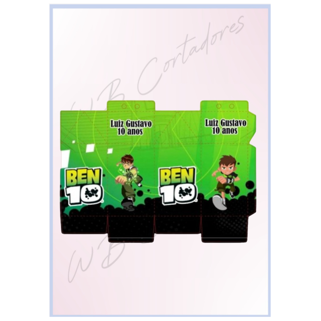 15 mini caixinhas milk ben 10+ 15 mini piramides ben 10