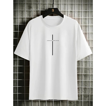 Camiseta Jesus Cristo Estampada Masculino Unissex