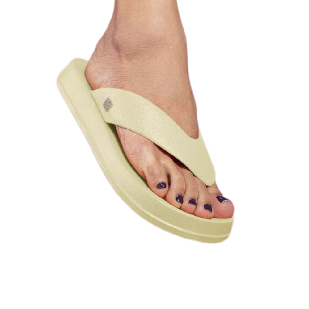 Flatform Zaxy Crush 19073 Tamanco de Dedo Ultraconfortavel Tiras Largas Leve e Antiderrapante