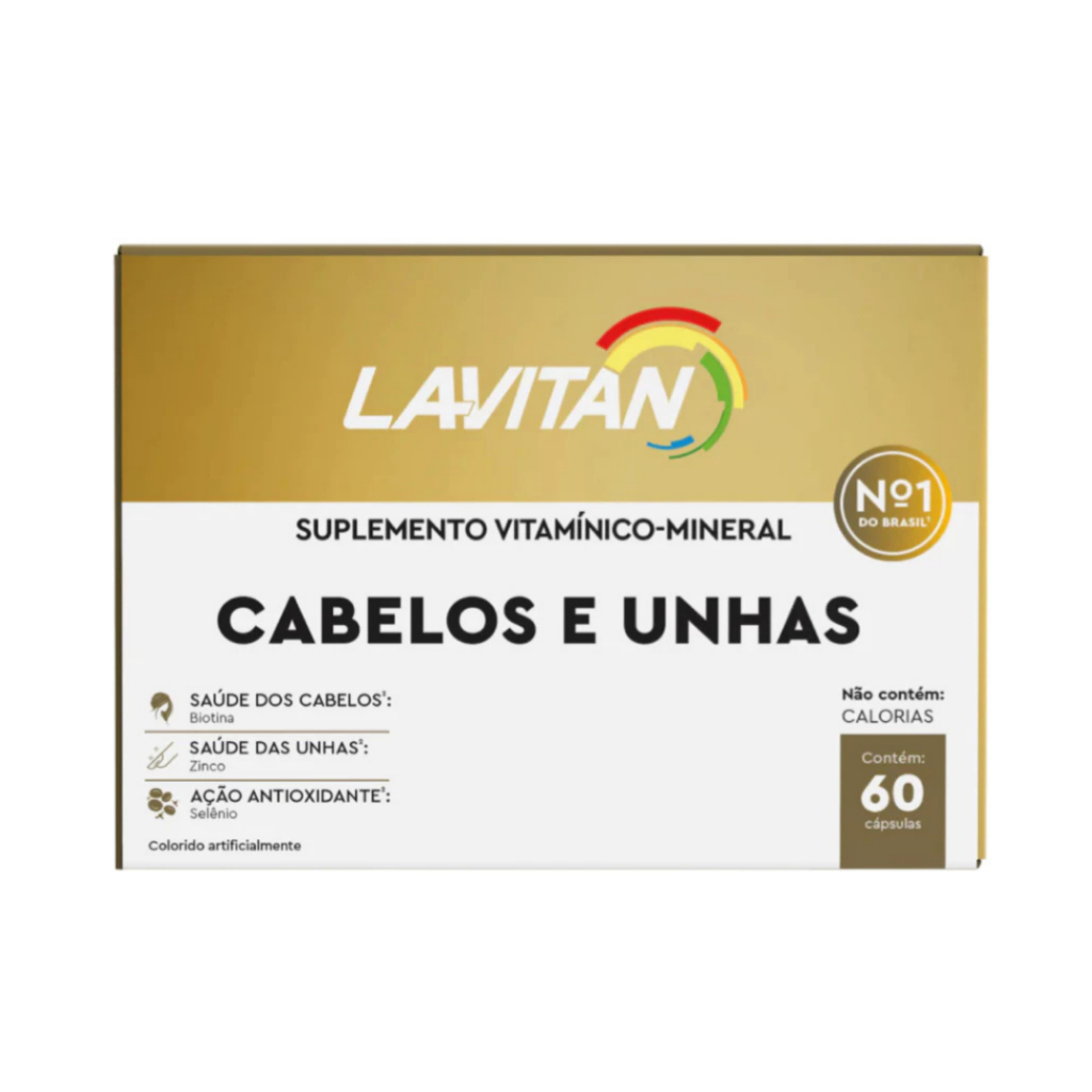 Lavitan Cabelos e Unhas 60 Cápsulas CIMED