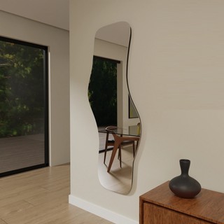 Espelho Orgânico 150cm 170cm Decorativo Corpo Inteiro Quarto Sala Banheiro Holl Grande Moderno Luxo Lançamento em Oferta na Shopee