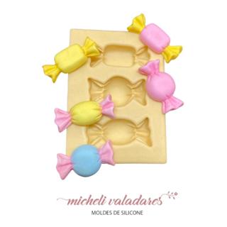 Molde de Silicone para Artesanato Mini Balas - 3,5cm - Doces, Bombons para Decorar em Oferta na Shopee