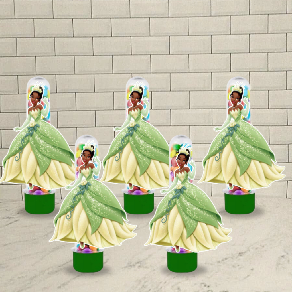 Tubetes Personalizados - Lembrancinhas - Festa aniversário - Personalizamos com todos os temas - Princesa e o Sapo-Tiana