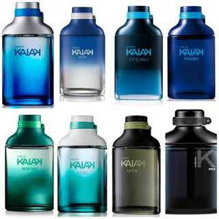 KAIAK Perfume Natura Masculino Original 100ml Colônia Desodorante Tradicional, Pulso, Aventura, Urbe, Oceano, Aero, Max